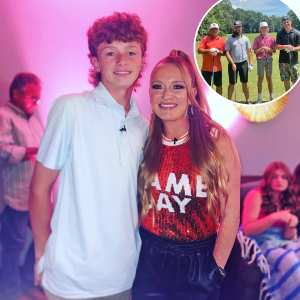 Teen Mom Star Maci Bookout Son Bentley Goes Golfing With Dad