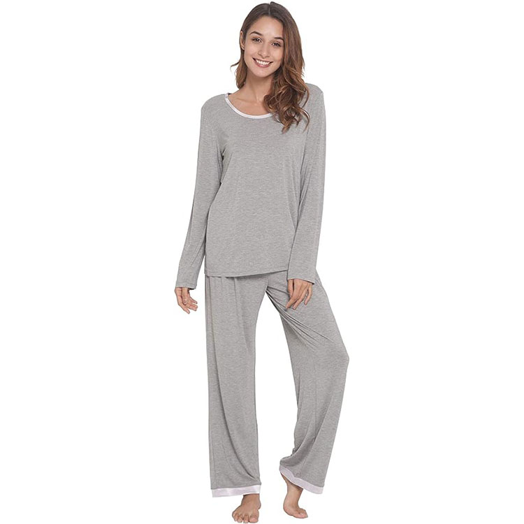 gray pajamas