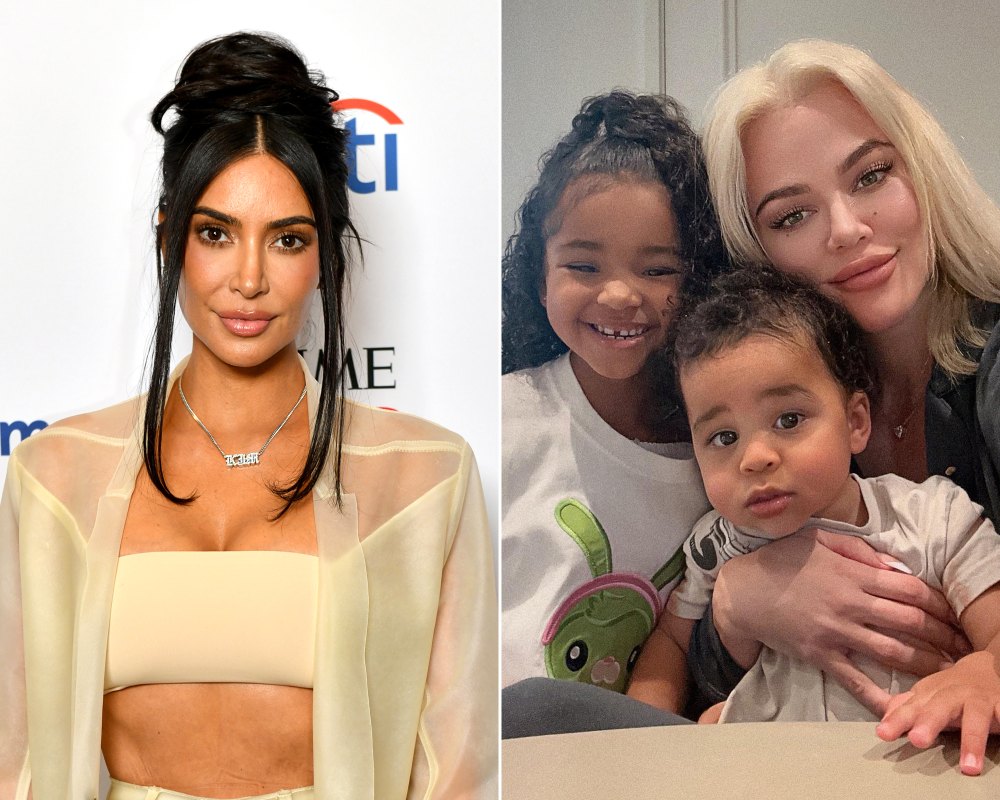 Kim Kardashian Says Sister Khloe's Kids Look Just Like Tristan Thompson and Rob Kardashian