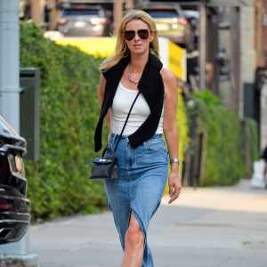 nicky-hilton-denim-maxi-skirt