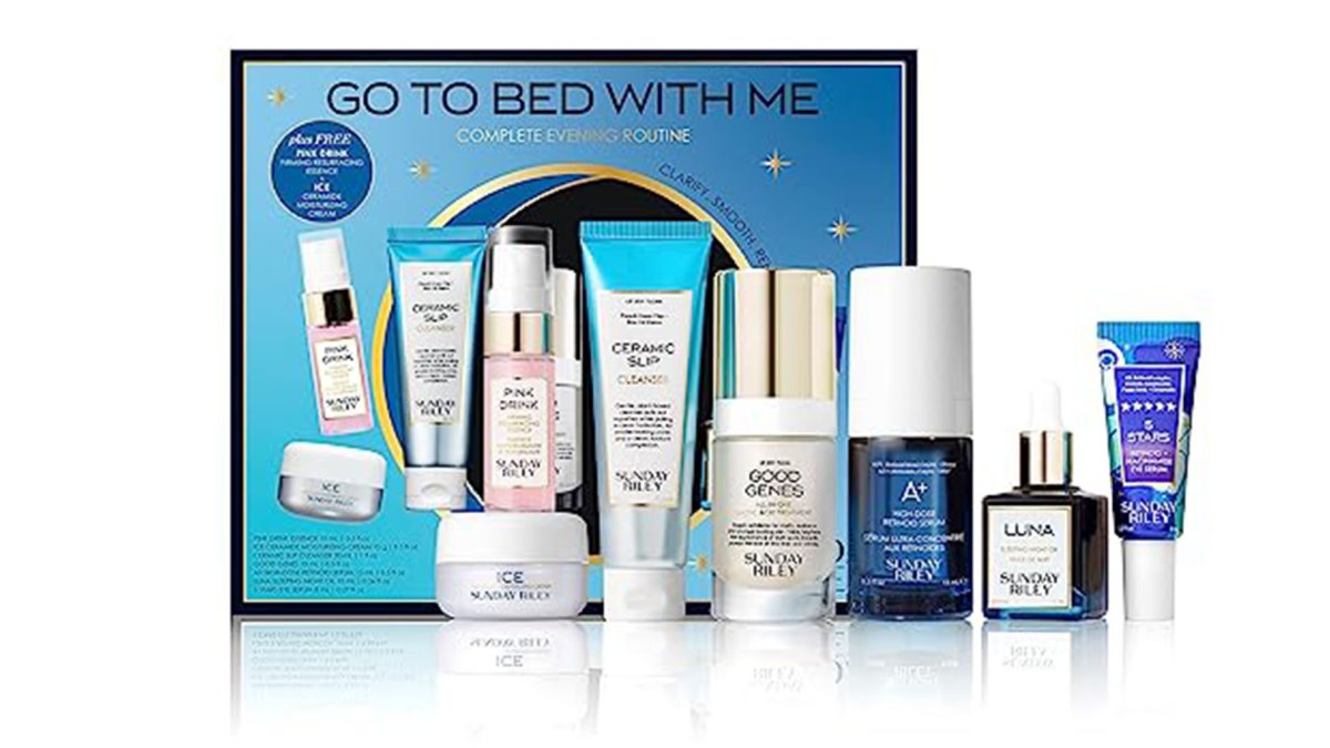 Sunday Riley skincare set