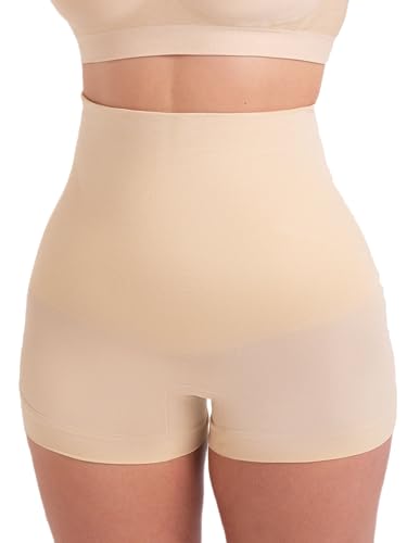 SHAPERMINT Shapewear for Women Tummy Control - Boy Shorts for Women, Under Shorts for Dresses Nude