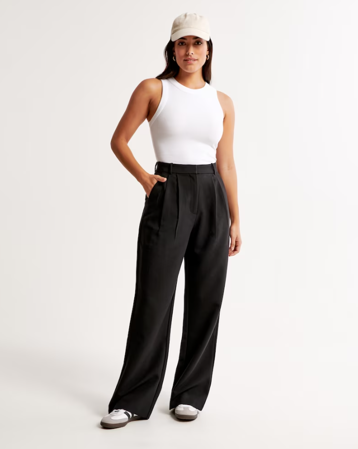 Abercrombie Curve Love AF Tailored Pant