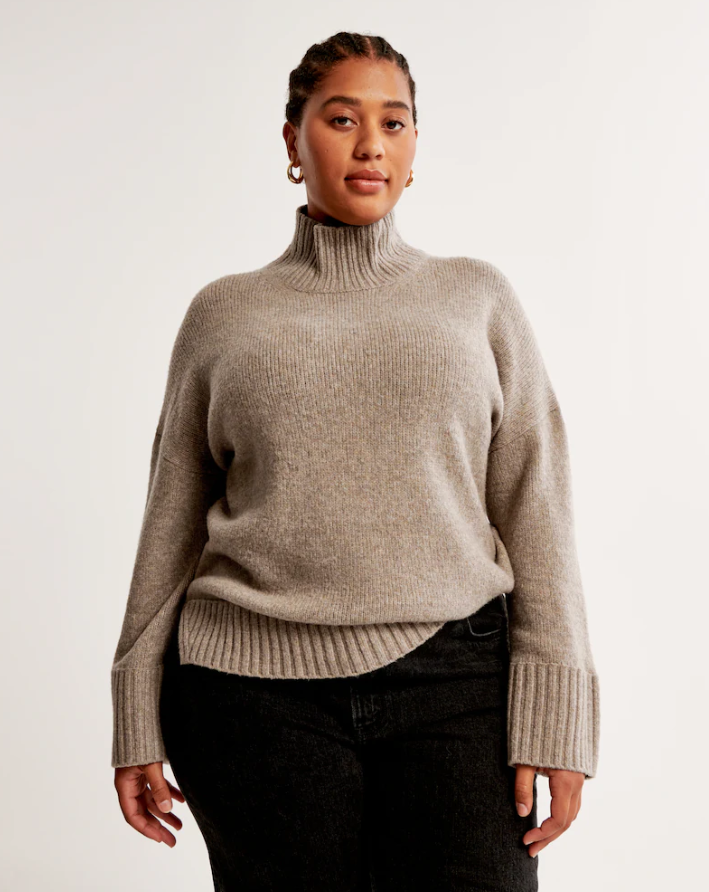 Abercrombie Tuckable Easy Turtleneck Sweater