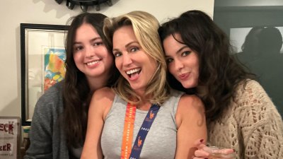 Amy Robach Celebrates Finishing Marathon With Daughters Ava and Annalise