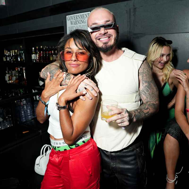Ariana DeBose and J Balvin