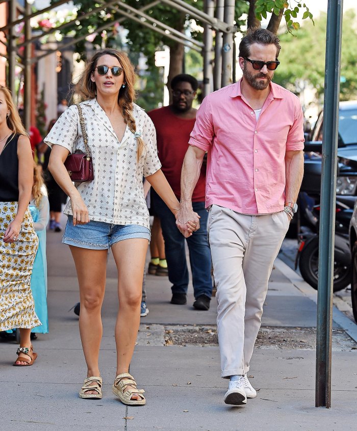 Blake Lively and Ryan Reynolds Spotted Holding Hands While Walking Around New York City 271