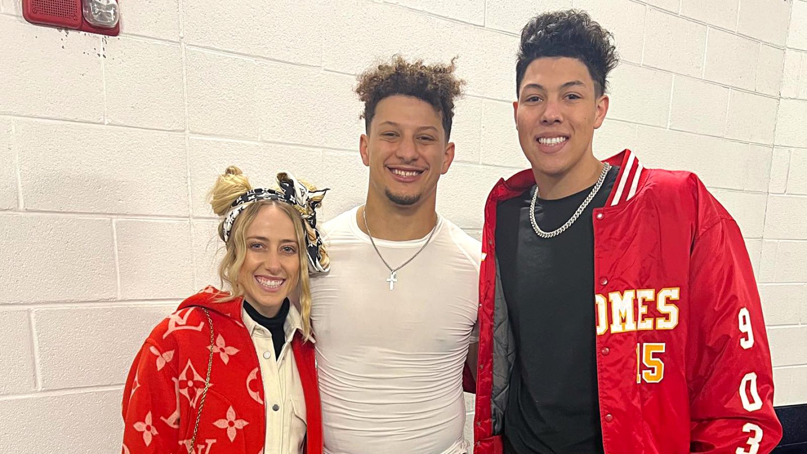 Patrick Mahomes' Wife Brittany, Brother Jackson Attend 2023 NFL Opener