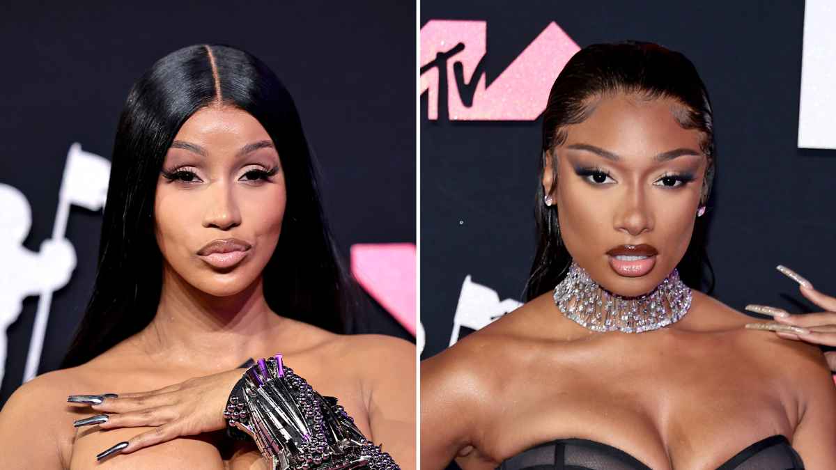 Cardi B, Megan Thee Stallion Debut 'Bongos' at 2023 VMAs | Us Weekly