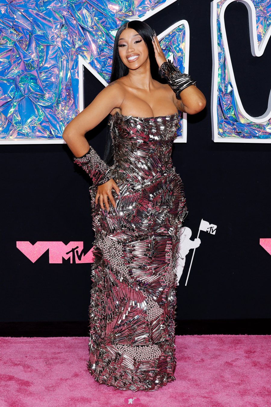 Cardi B Stuns on 2023 MTV Video Music Awards Red Carpet