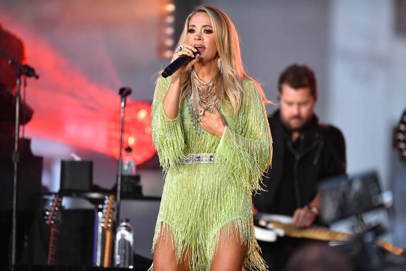 Carrie Underwood performs on NBC's "Today"