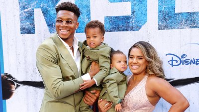 Celebrity Babies of 2023 See Which Stars Gave Birth This Year 401 Giannis Antetokounmpo Mariah Riddlesprigger