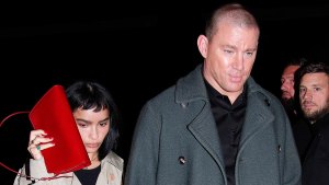 Channing Tatum and Zoe Kravitz Sweetly Hold Hands During Paris Fashion Week Date Night 329
