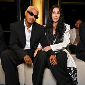Cher and Ex Alexander AE Edwards Snuggle Up During Paris Fashion Week 289