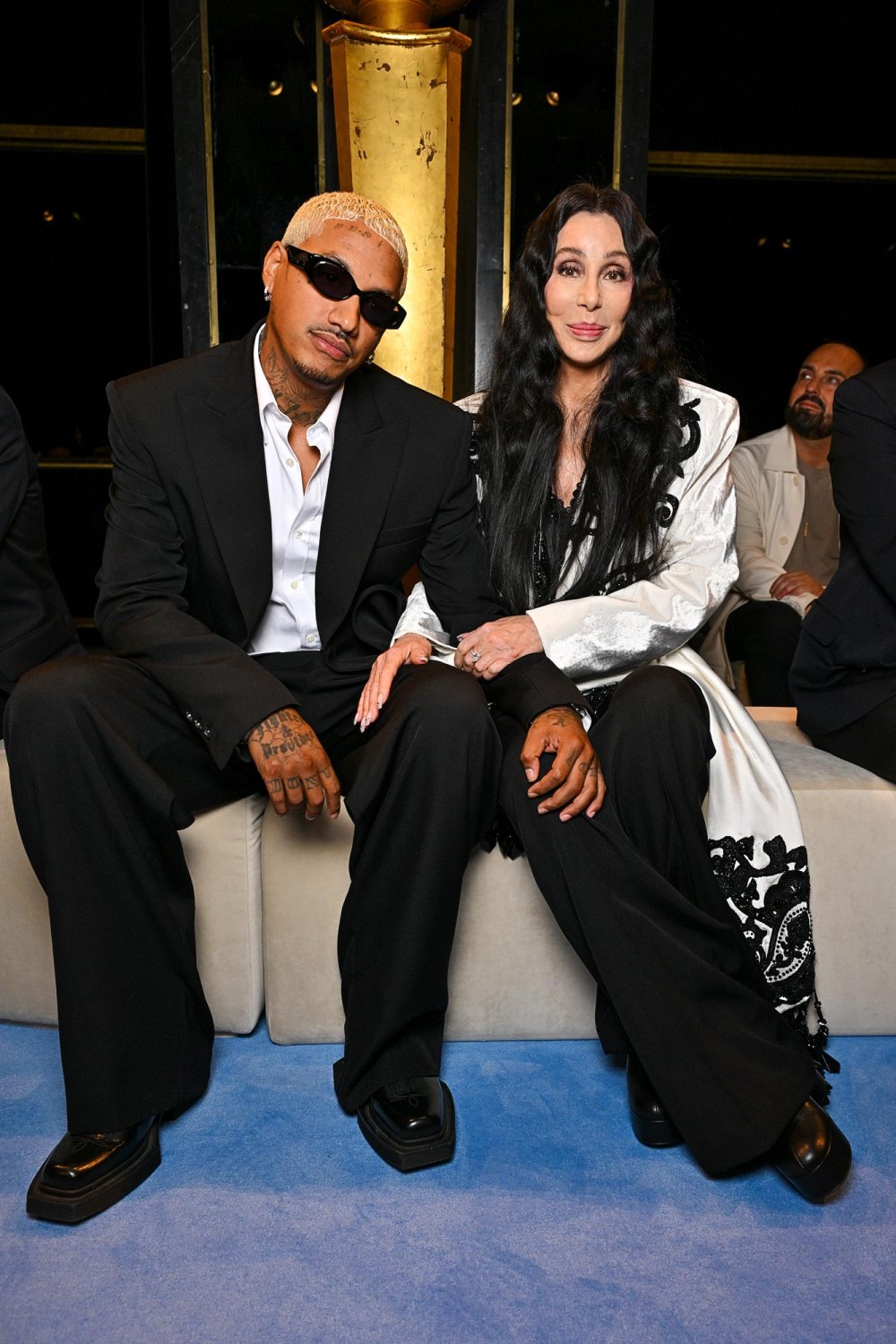 Cher and Ex Alexander AE Edwards Snuggle Up During Paris Fashion Week 289