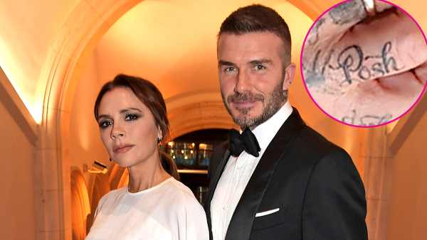 David Beckham Proves He's the Spice Girls' No. 1 Fan With New 'Posh' Tattoo for Wife Victoria