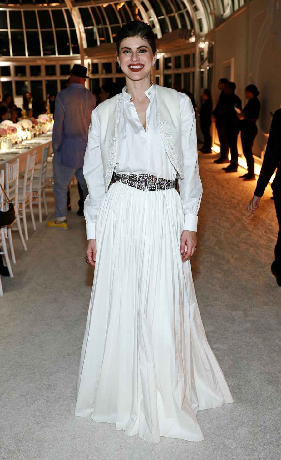 Dior s celebration at the Brooklyn Botanic Gardens 321 Alexandra Daddario