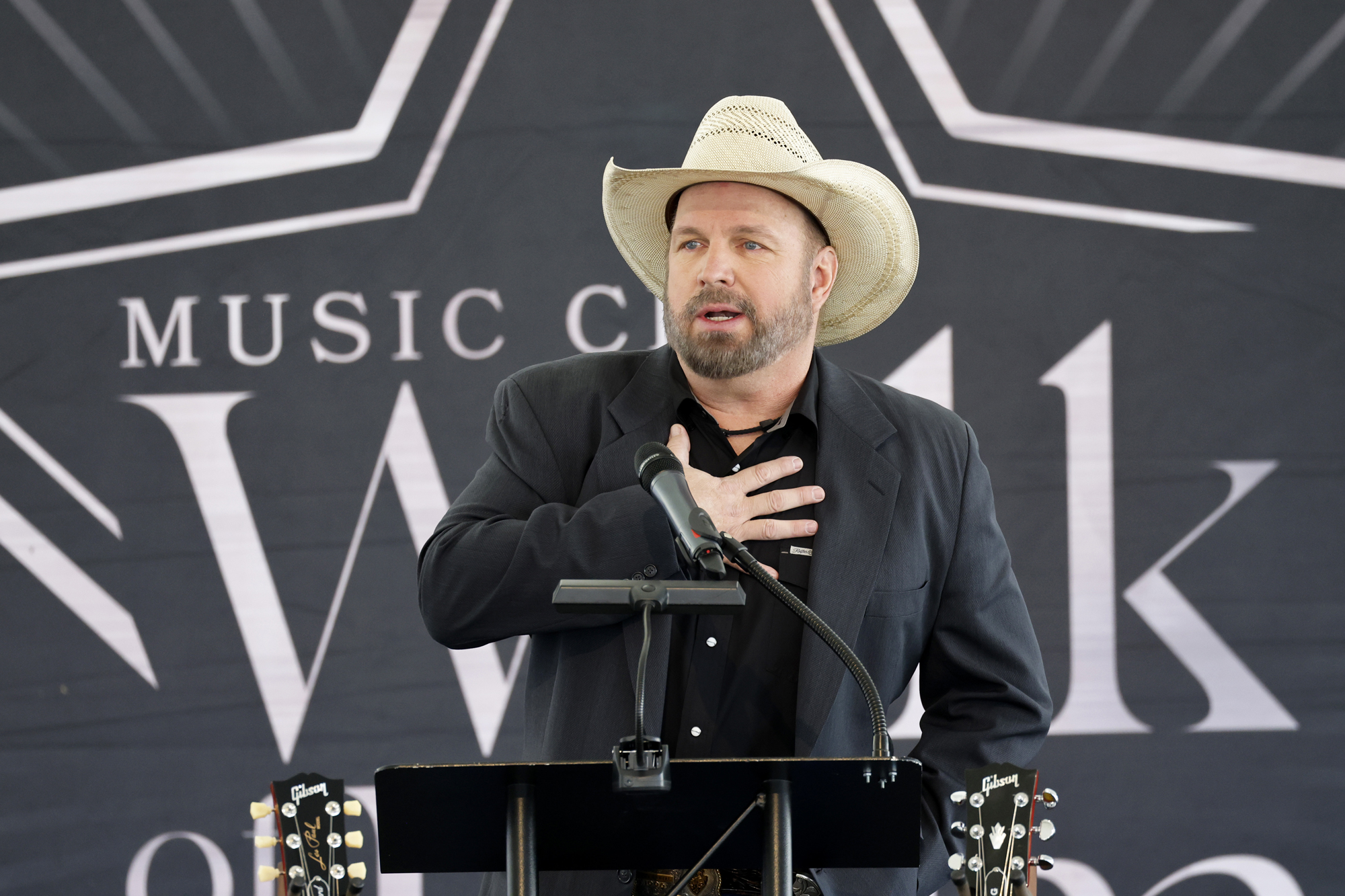 Garth Brooks Explains Why He Keeps His Songs on the Radio