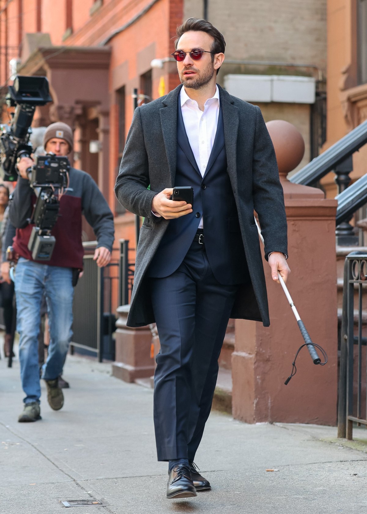 Celebrity Sightings In New York - March 21, 2023, Charlie Cox