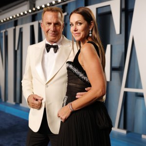 2022 Vanity Fair Oscar Party Hosted By Radhika Jones - Red Carpet, Kevin Costner, Christine Baumgartner