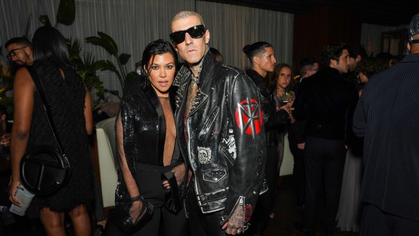 GQ Men of the Year Party 2022 at The West Hollywood EDITION - Inside, Kourtney Kardashian and Travis Barker