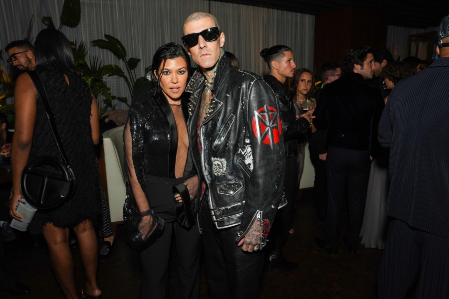 GQ Men of the Year Party 2022 at The West Hollywood EDITION - Inside, Kourtney Kardashian and Travis Barker
