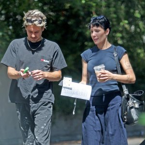 Halsey and ex-boyfriend Alev Aydin are pictured together for the first time since their split 353