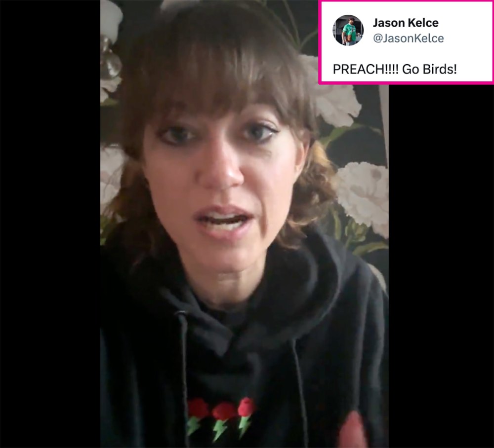 Jason Kelce Cosigns Rant About 'Corny' Brother Travis Kelce and Taylor Swift: 'Go Birds'