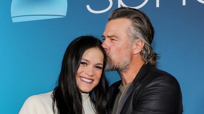 Josh Duhamel's pregnant wife Audra Mari shows off her baby bump on the red carpet during Date Night 340