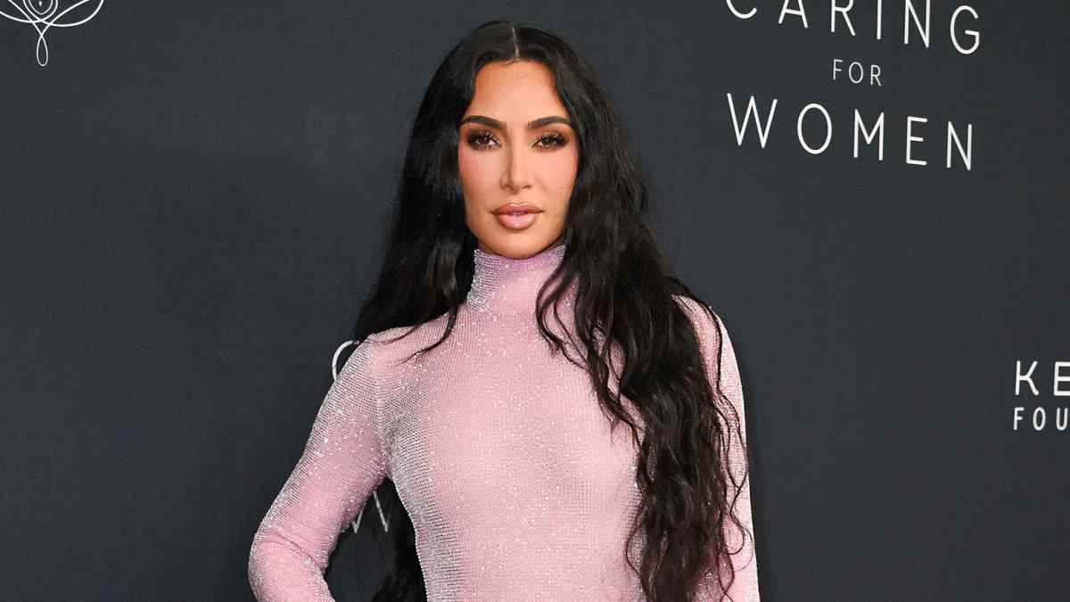 Kim Kardashian Shows Off Abs and Side Boob