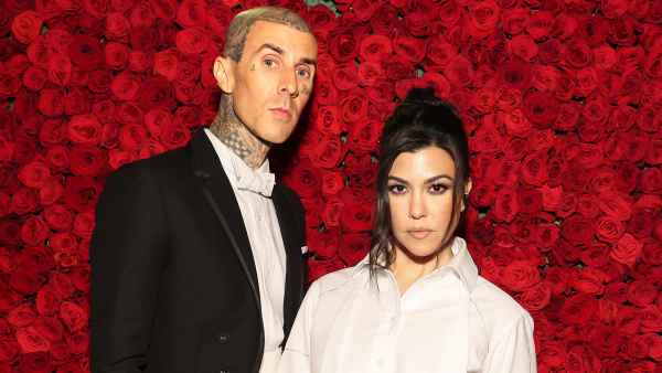 Kourtney Kardashian and Travis Barker Seemingly Reveal Son's Name in Deleted Baby Shower Footage