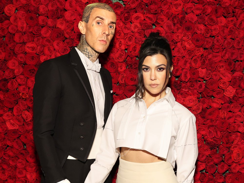 Kourtney Kardashian and Travis Barker Seemingly Reveal Son's Name in Deleted Baby Shower Footage