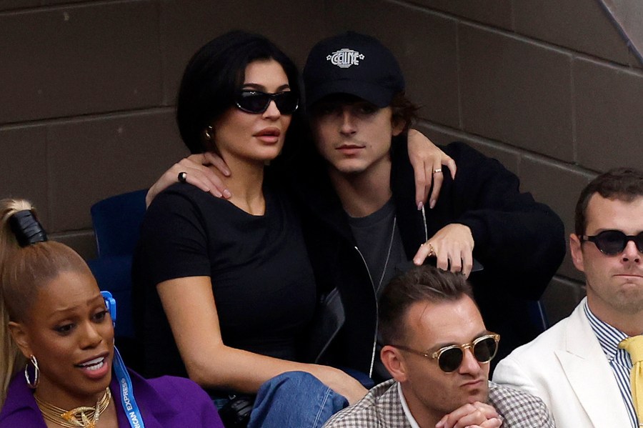 Kylie Jenner and Timothee Chalamet at US Open