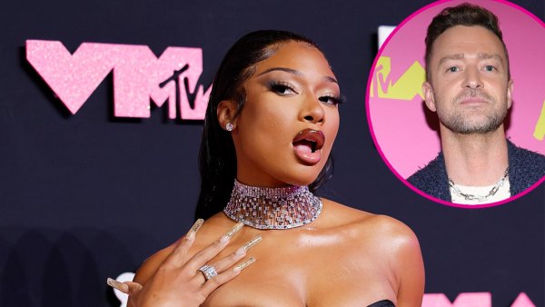 Megan Thee Stallion Appears to Yell at Justin Timberlake Backstage at the 2023 MTV Video Music Awards 506