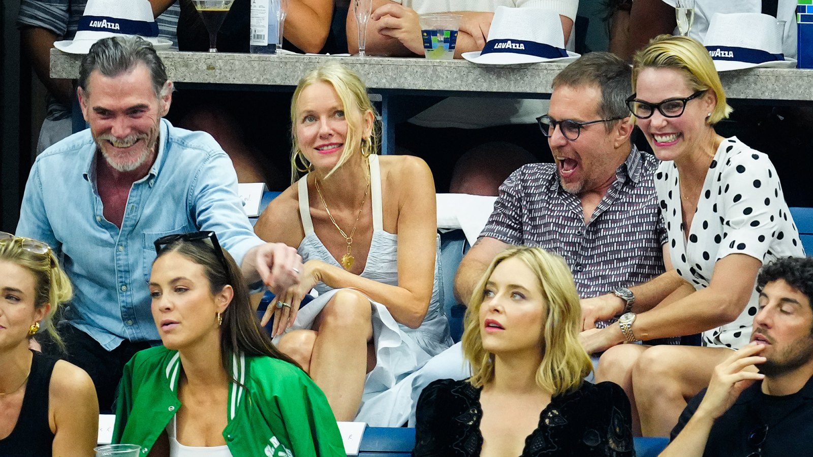 Newlyweds Naomi Watts and Billy Crudup Enjoy US Open Double Date With Sam Rockwell and Leslie Bibb