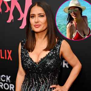 Salma Hayek Shows Off Fierce Bikini Body During on 57th Birthday I m So Happy to Be Alive 318