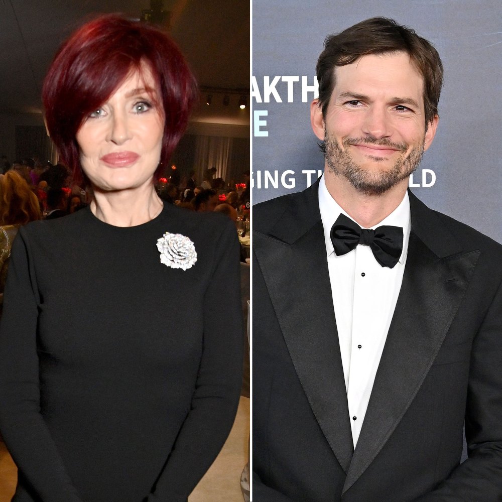 Sharon Osbourne Says Ashton Kutcher Is the Rudest Celebrity