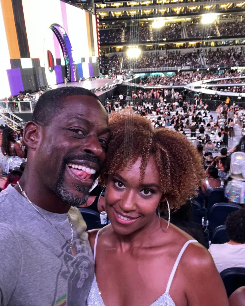 Stars at Beyonce - Sterling K Brown and Ryan Michelle Bathe