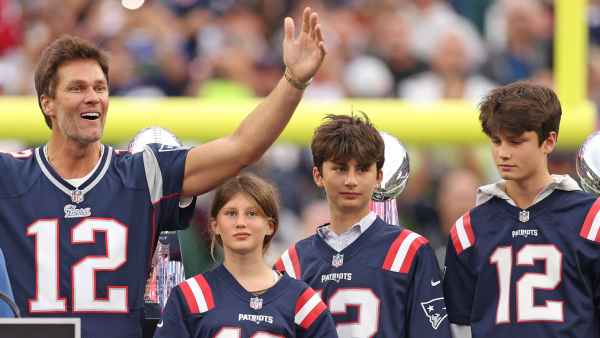 Tom Brady Shares Snaps With All Three Children at Patriots Home Opener