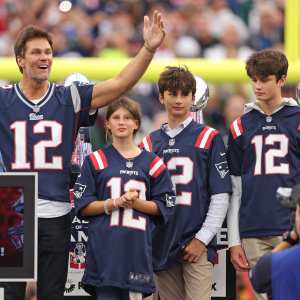Tom Brady Shares Snaps With All Three Children at Patriots Home Opener