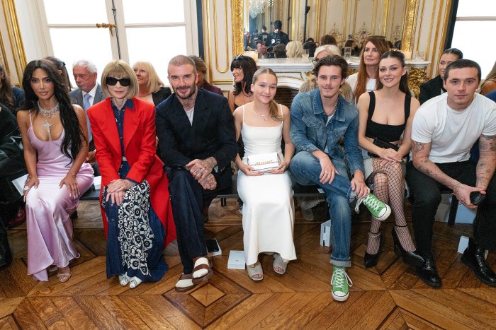 Victoria Beckham Proclaims Kim Kardashian Is 1 of Her Muses During Paris Fashion Week Show 345