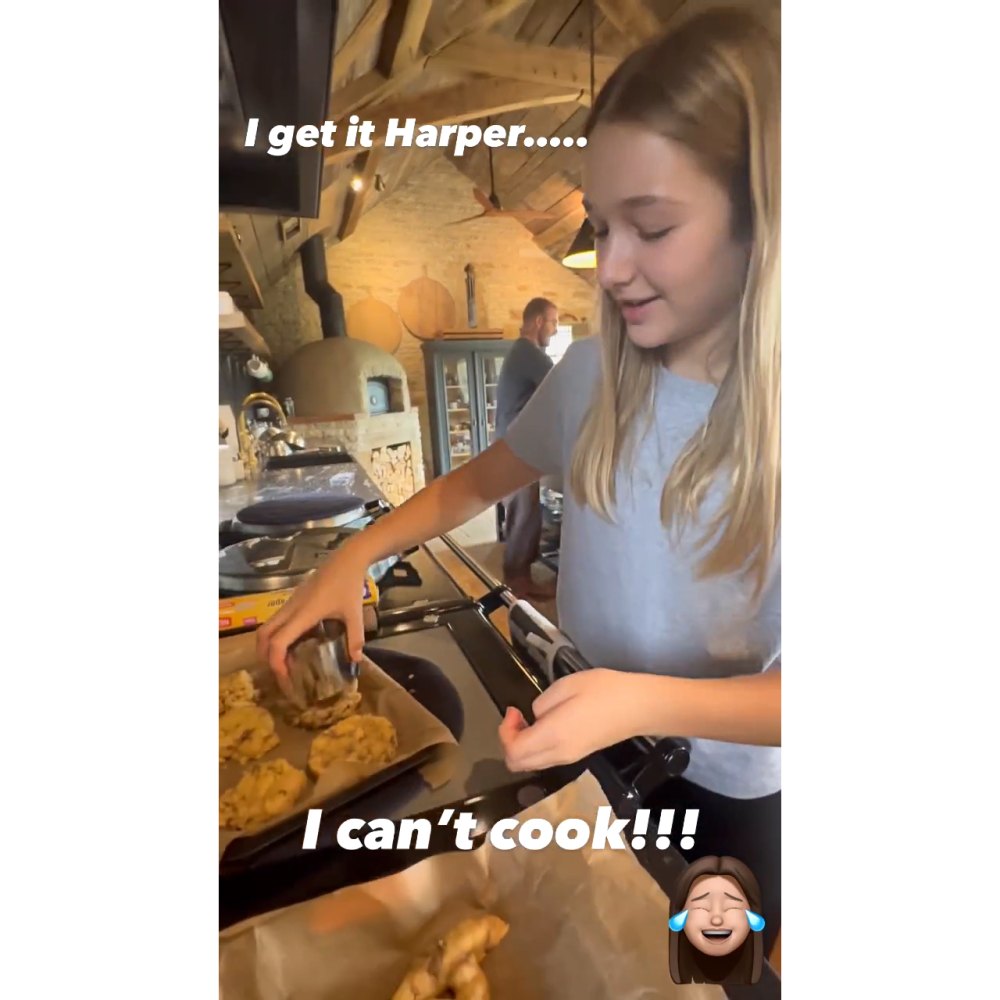Victoria Beckham's Daughter Harper Trolls Her Cooking Skills: 'You Can't Even Make Cereal'