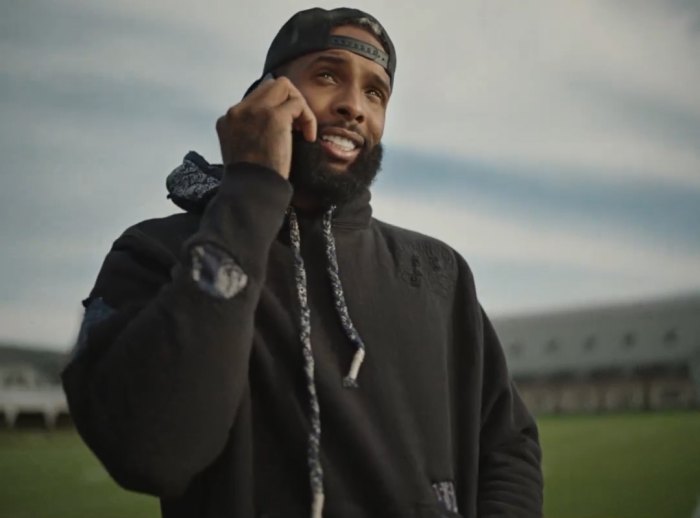 Kim Kardashian and Odell Beckham Jr. Ask Usher for Super Bowl Tickets in Matching Announcement Clips
