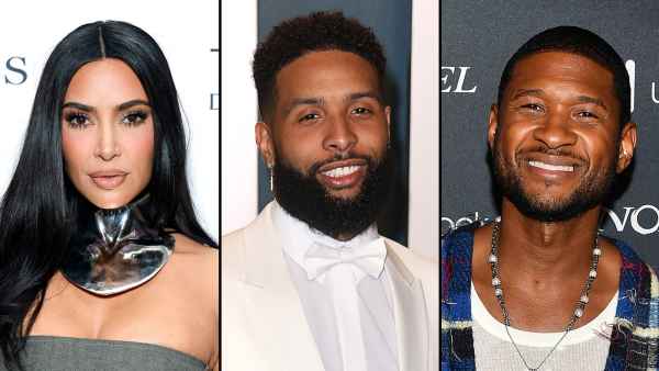 Kim Kardashian and Odell Beckham Jr. Ask Usher for Super Bowl Tickets in Matching Announcement Clips
