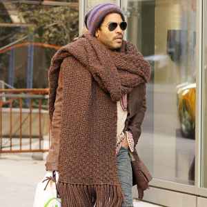 Lenny Kravitz Is Ready for the 1st Day of Fall With His Infamous 'Big Scarf'