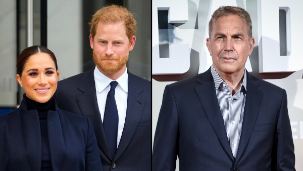 Prince Harry and Meghan Markle Present Kevin Costner With Award at Fundraiser for First Responders