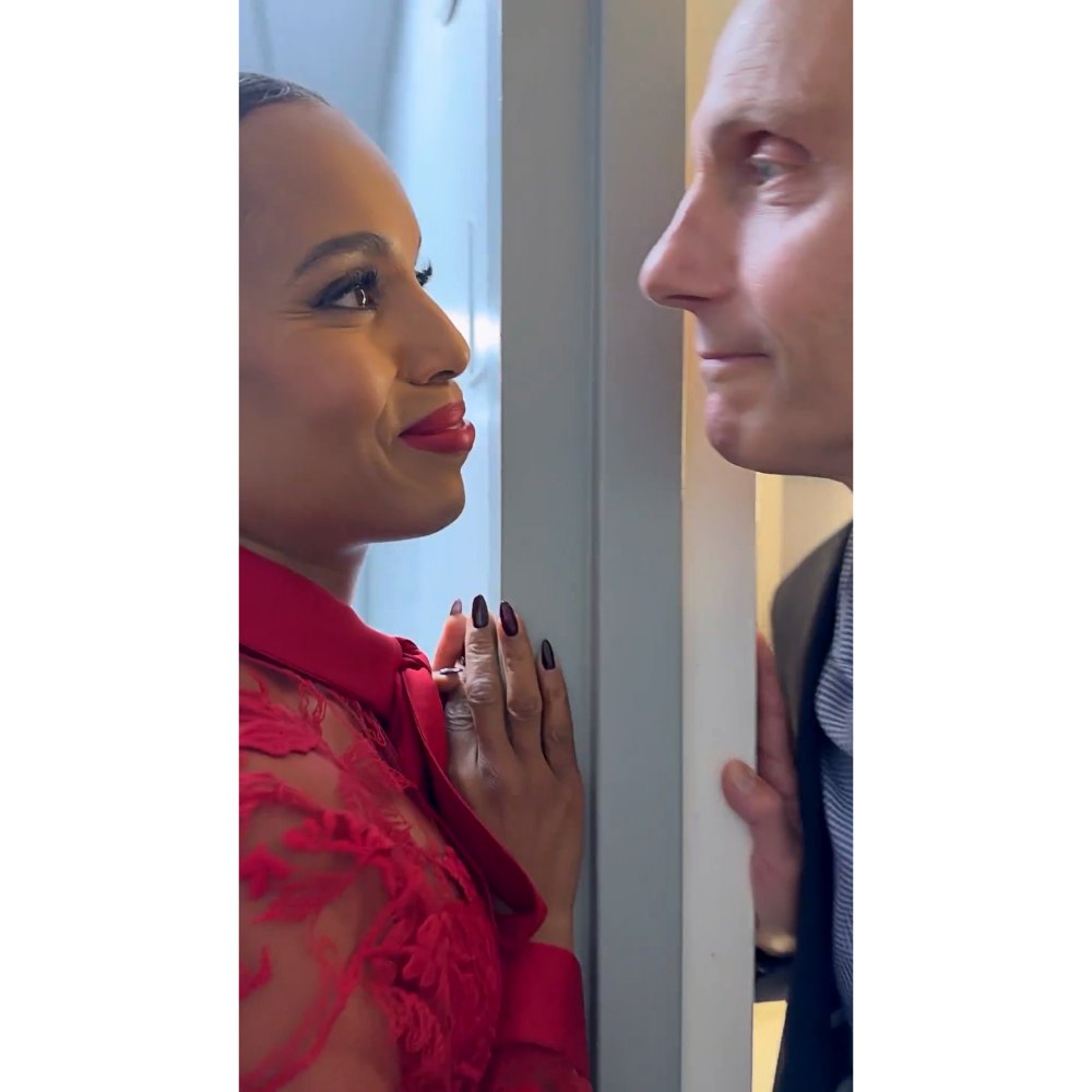 Kerry Washington Recreates 'Scandal' Moment With Tony Goldwyn — and Scott Foley Has Weighed In