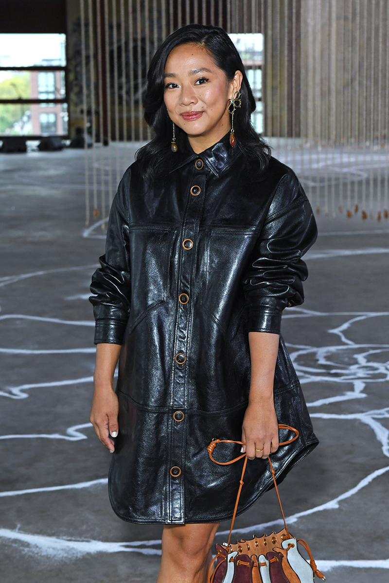 Stephanie Hsu Rocks a Chic Leather Dress: Channel the Look
