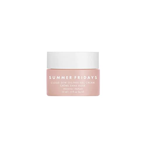 Summer Fridays Cloud Dew Gel Cream Mini - Hydrating, Brightening Formula with Antioxidants (0.5 Fl Oz - Mini)