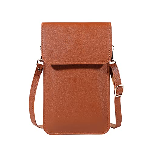 SINGBO Touch Screen Crossbody Phone Purse Lightweight Small Phone Crossbody Bag for Girls and Women